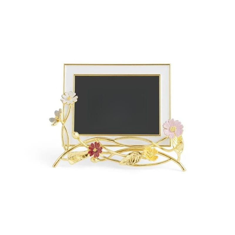 Bamboo Photo Frame - 野生の花の絵画棚装飾フォトフレーム、家の装飾ギフト