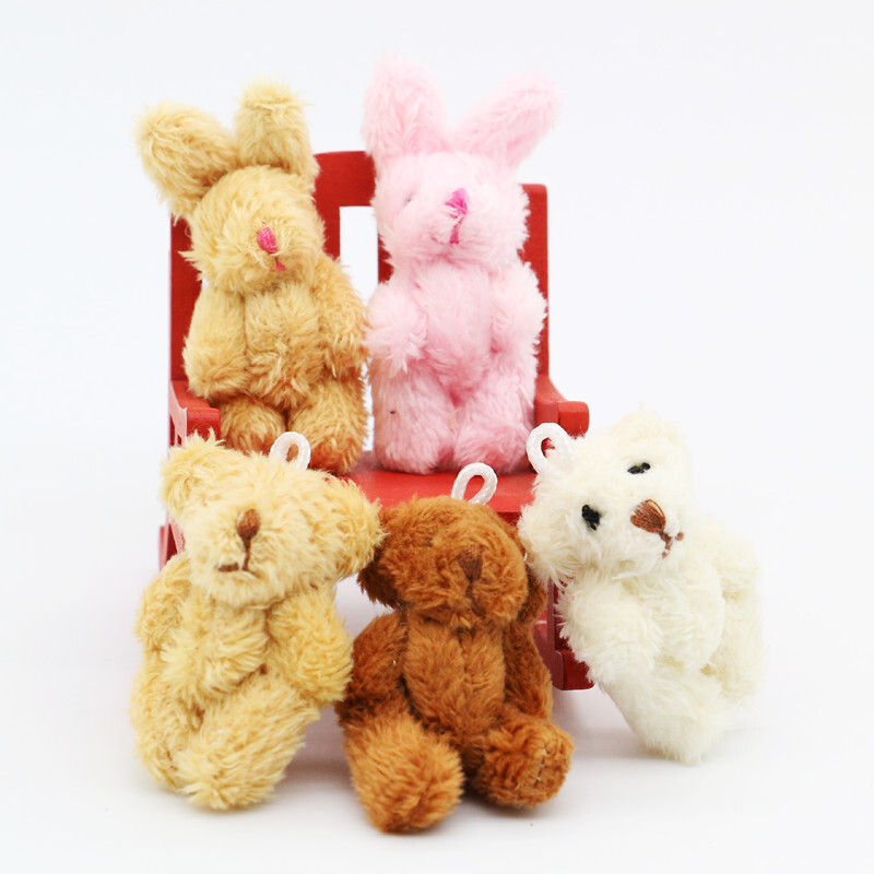 Home Decor Ikea - ドールハウスミニチュアシミュレーションモデルシーンおもちゃ、毛皮のウサギ、クマ、ウサギ、ミニ動物、射撃小道具、子供のための装飾、家の装飾、1:6