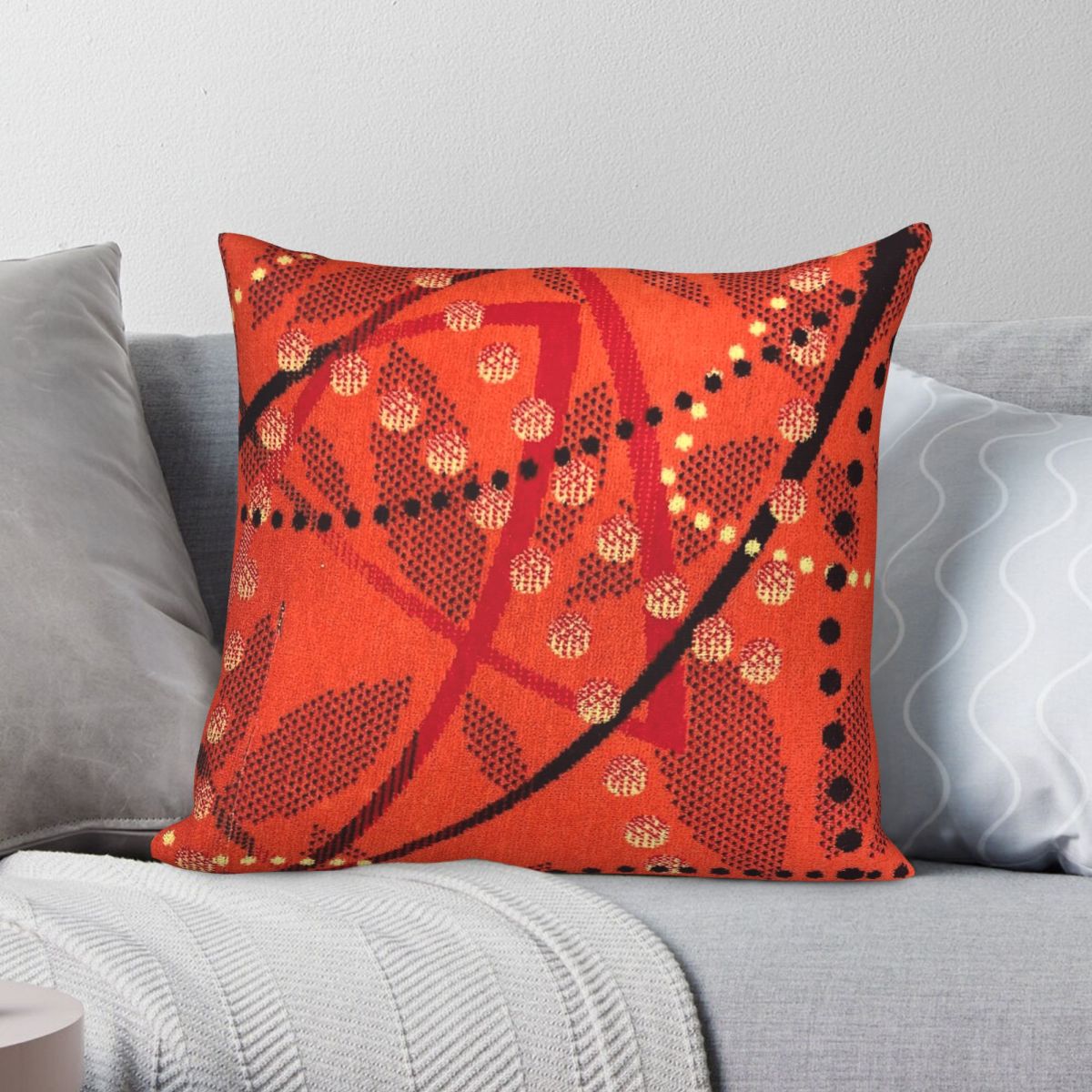 Home Decor Melbourne - プライオリティメルボルントラムシートスクエア枕カバーポリエステルリネンベルベットパターンジップ装飾スローピローケース車用クッションケース