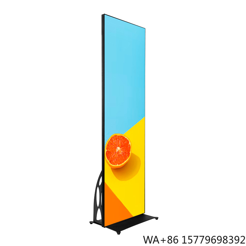 Home Decor Mirror - WiFi 4G制御 P2.5 屋内フロアスタンド型LEDミラースクリーン デジタルサイネージディスプレイ LEDポスター
