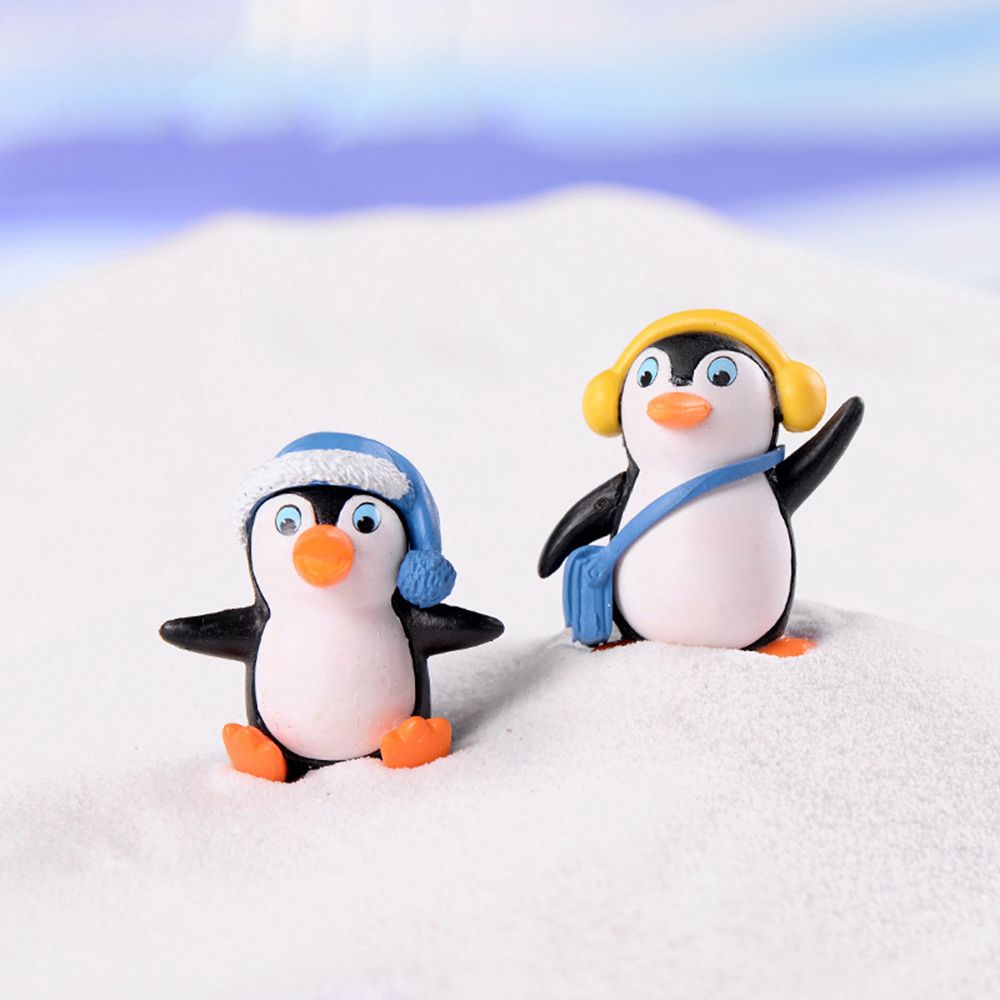 4 個かわいい漫画ペンギンキャラクターおもちゃプレイセットミ - Home Decor Ikea のレビューと価格