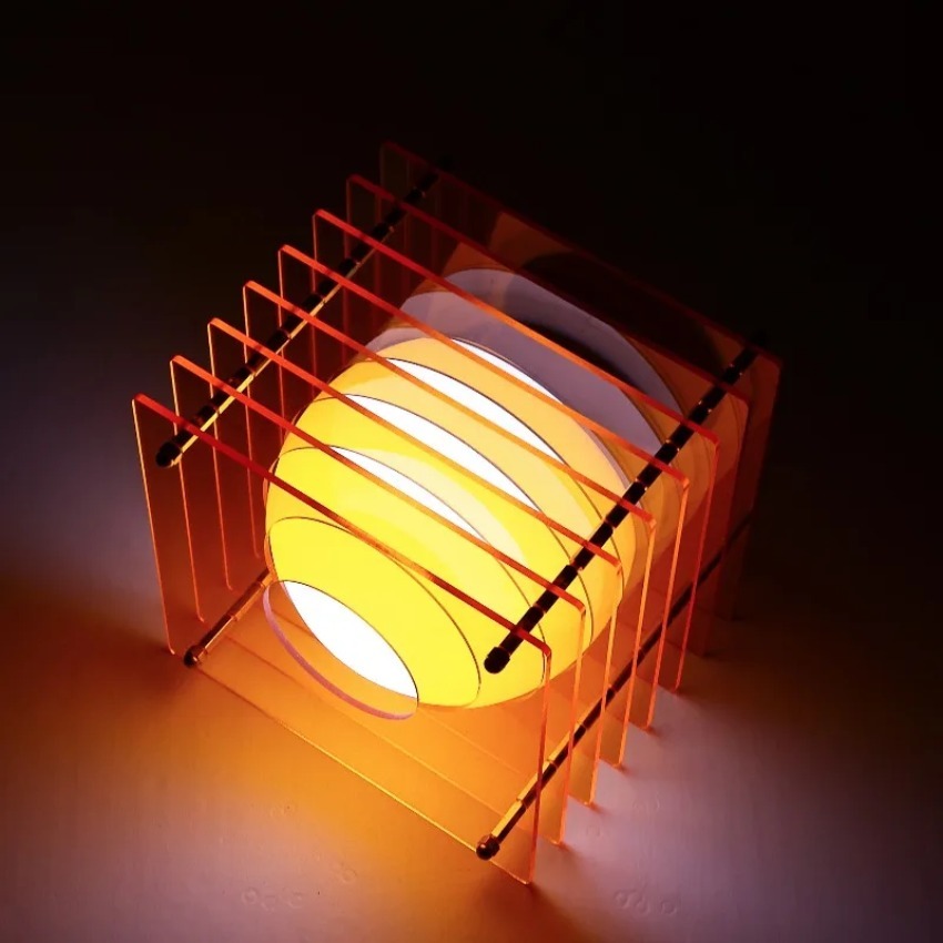 DIY アクリル千層ランプムーンランプデスクトップ装飾中断雰 - Home Decor Inspo のレビューと価格