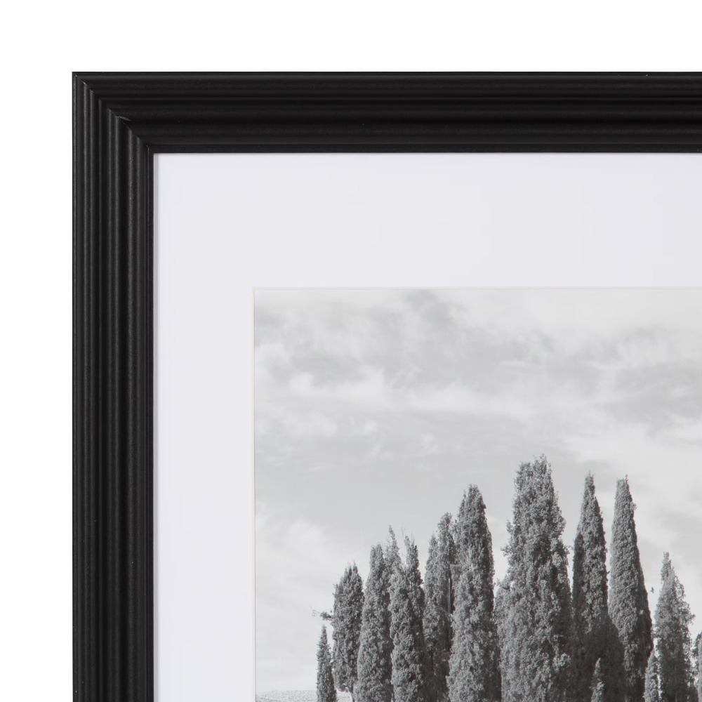 8x10インチの黒色マット付きギャラリータイプの伝統的な壁掛 - Bamboo Photo Frame のレビューと価格