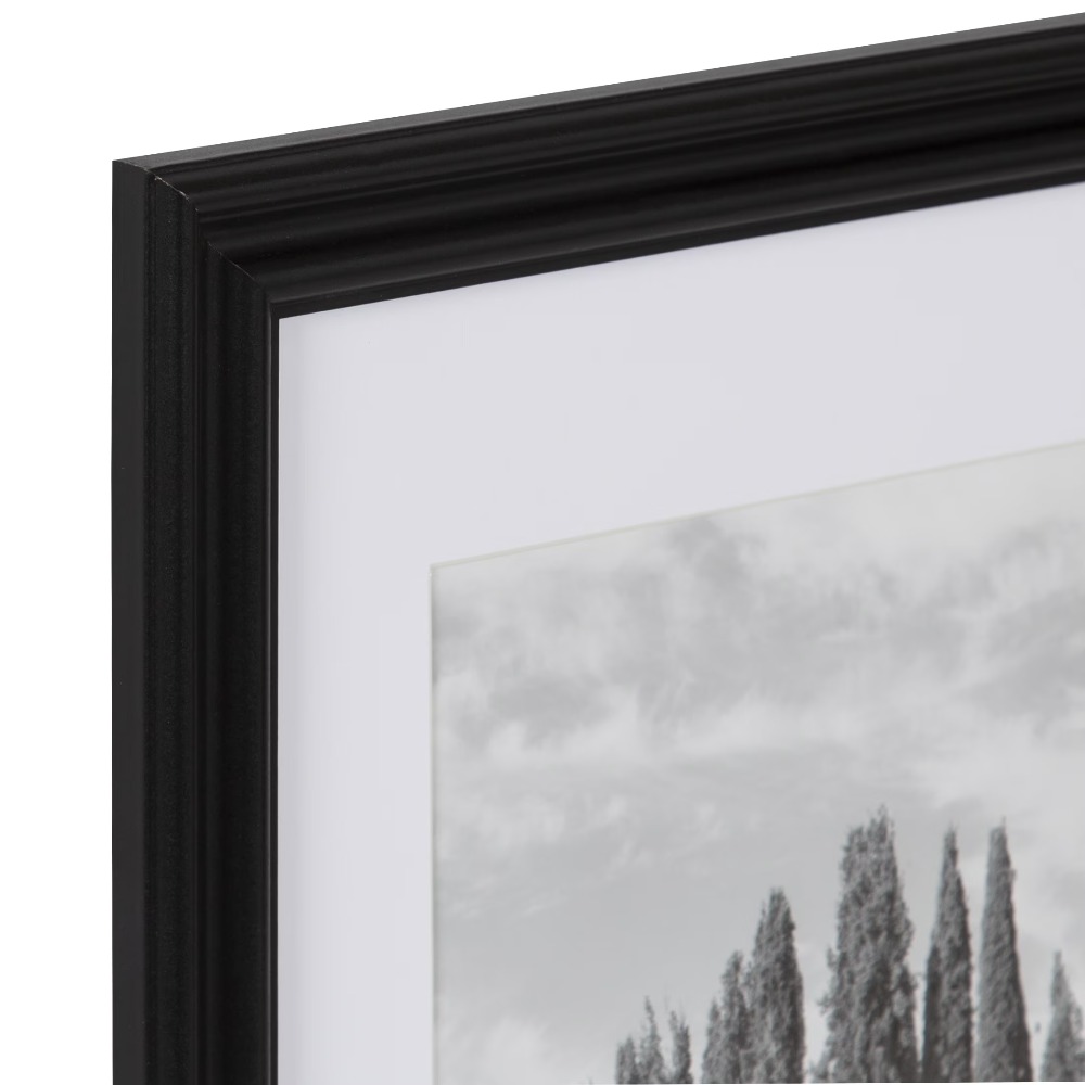 8x10インチの黒色マット付きギャラリータイプの伝統的な壁掛 - Bamboo Photo Frame のレビューと価格