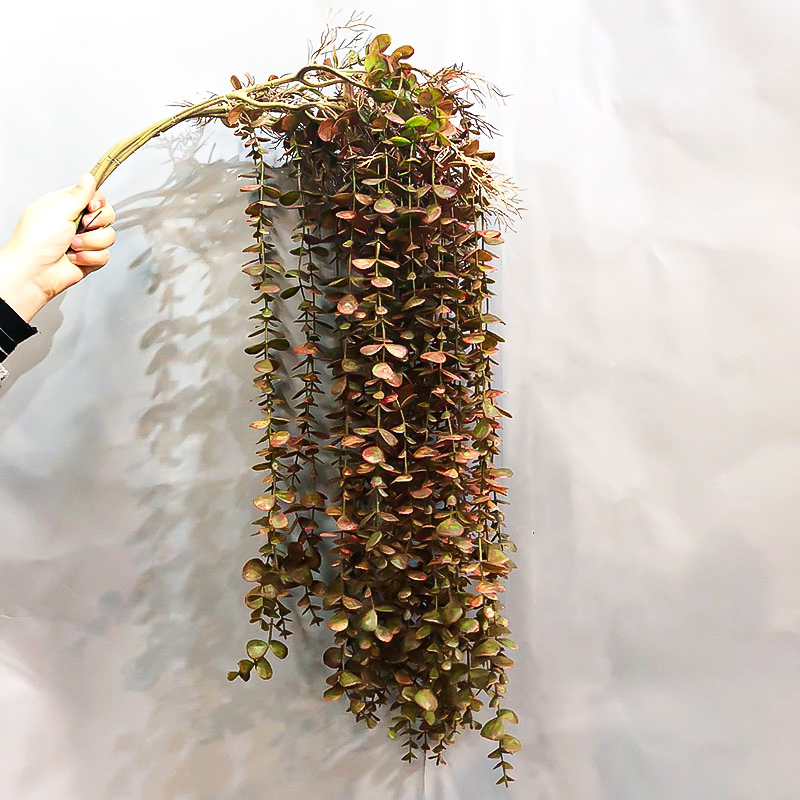 104 センチメートル偽ユーカリ籐人工植物つるプラスチック木 - Rattan Plant Basket のレビューと価格