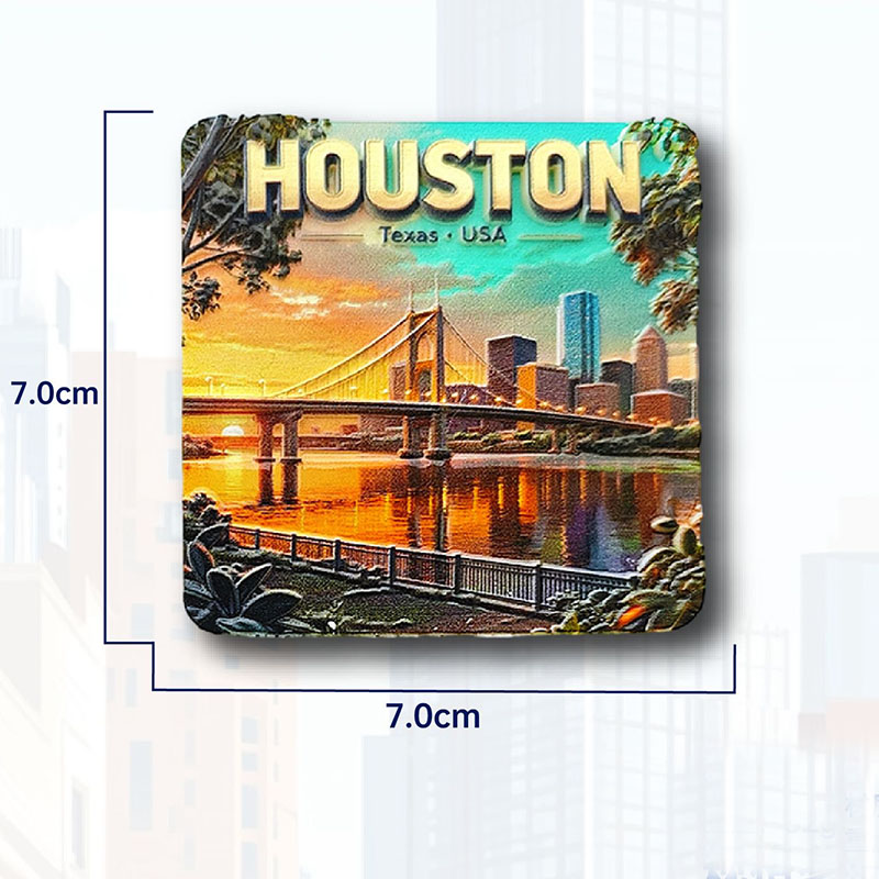 アメリカの冷蔵庫用マグネット ダラス ボストン ヒューストン - Home Decor Houston のレビューと価格