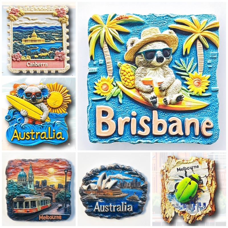 オーストラリア冷蔵庫ステッカーシドニー旅行お土産キャンベラメ - Home Decor Melbourne のレビューと価格