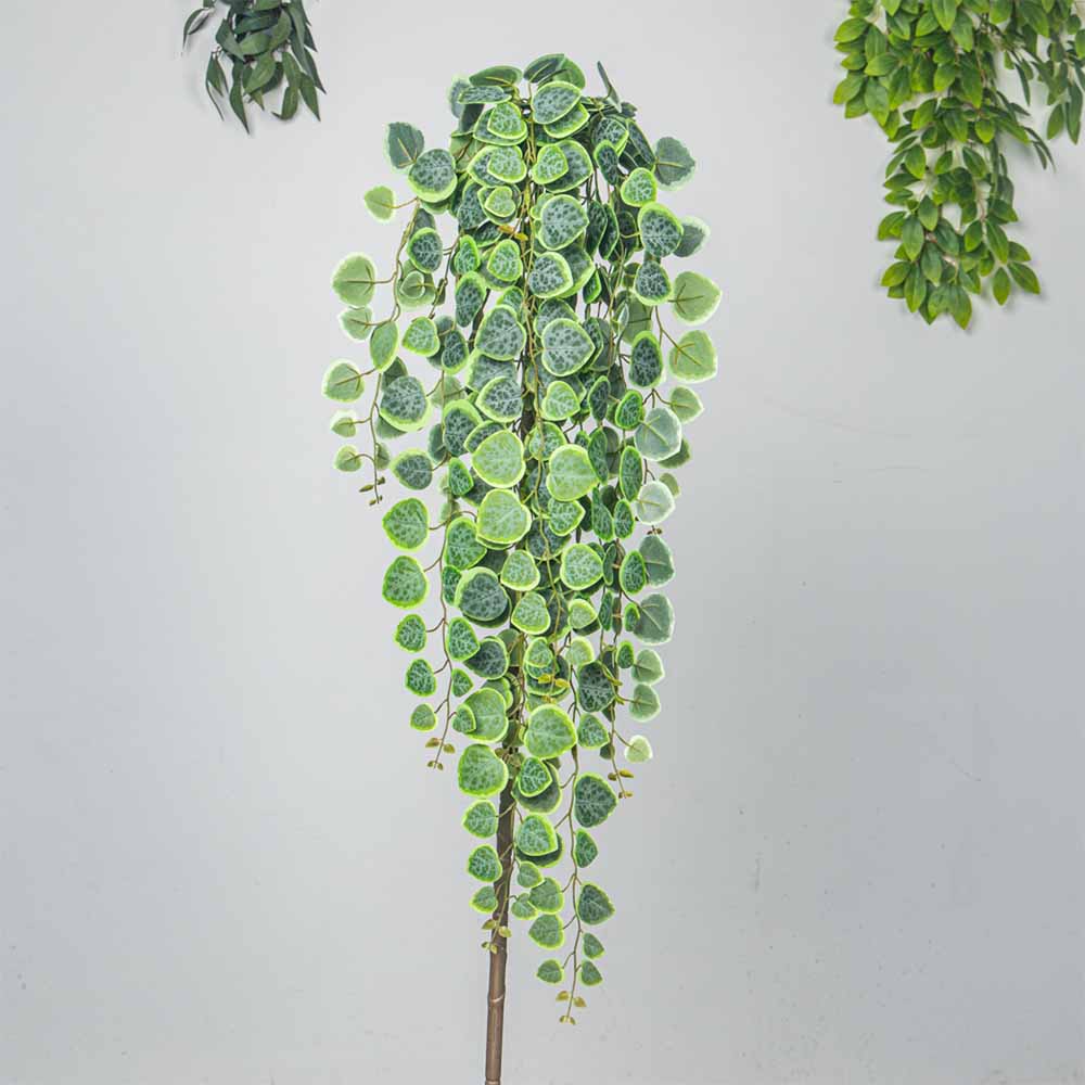60-80 センチメートル人工つる熱帯ユーカリ植物プラスチッ - Rattan Plant Basket のレビューと価格