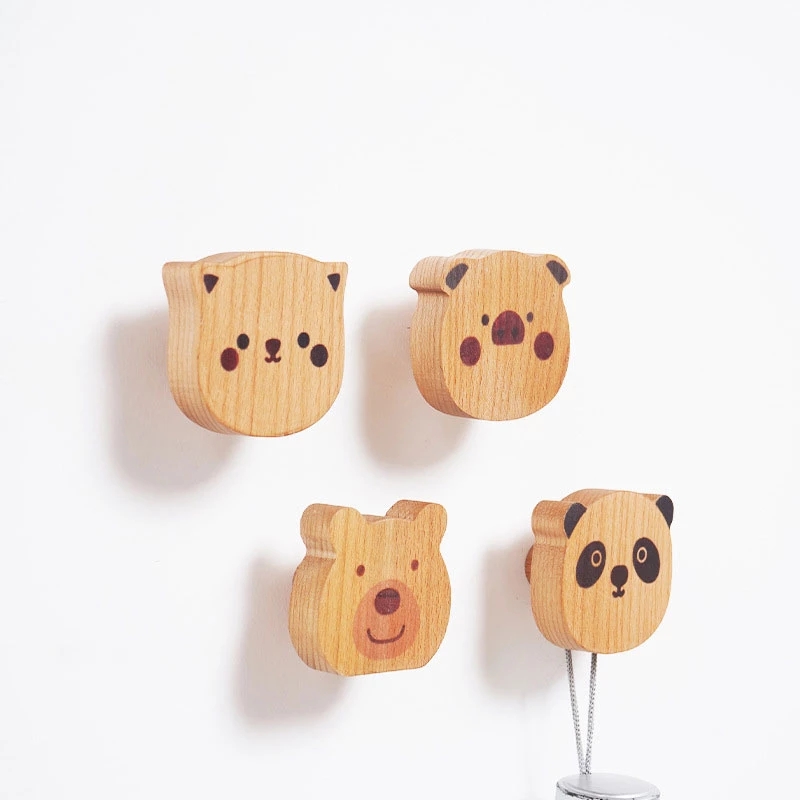 木製かわいい動物コートフック無垢材ホルダー洋服キー装飾フック - Home Decor Ikea のレビューと価格