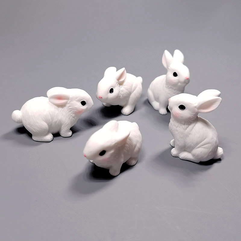人工白うさぎイースター装飾シミュレーション小さなウサギ妖精庭 - Home Decor Ikea のレビューと価格