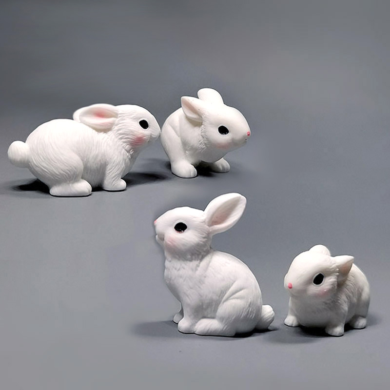 人工白うさぎイースター装飾シミュレーション小さなウサギ妖精庭 - Home Decor Ikea のレビューと価格