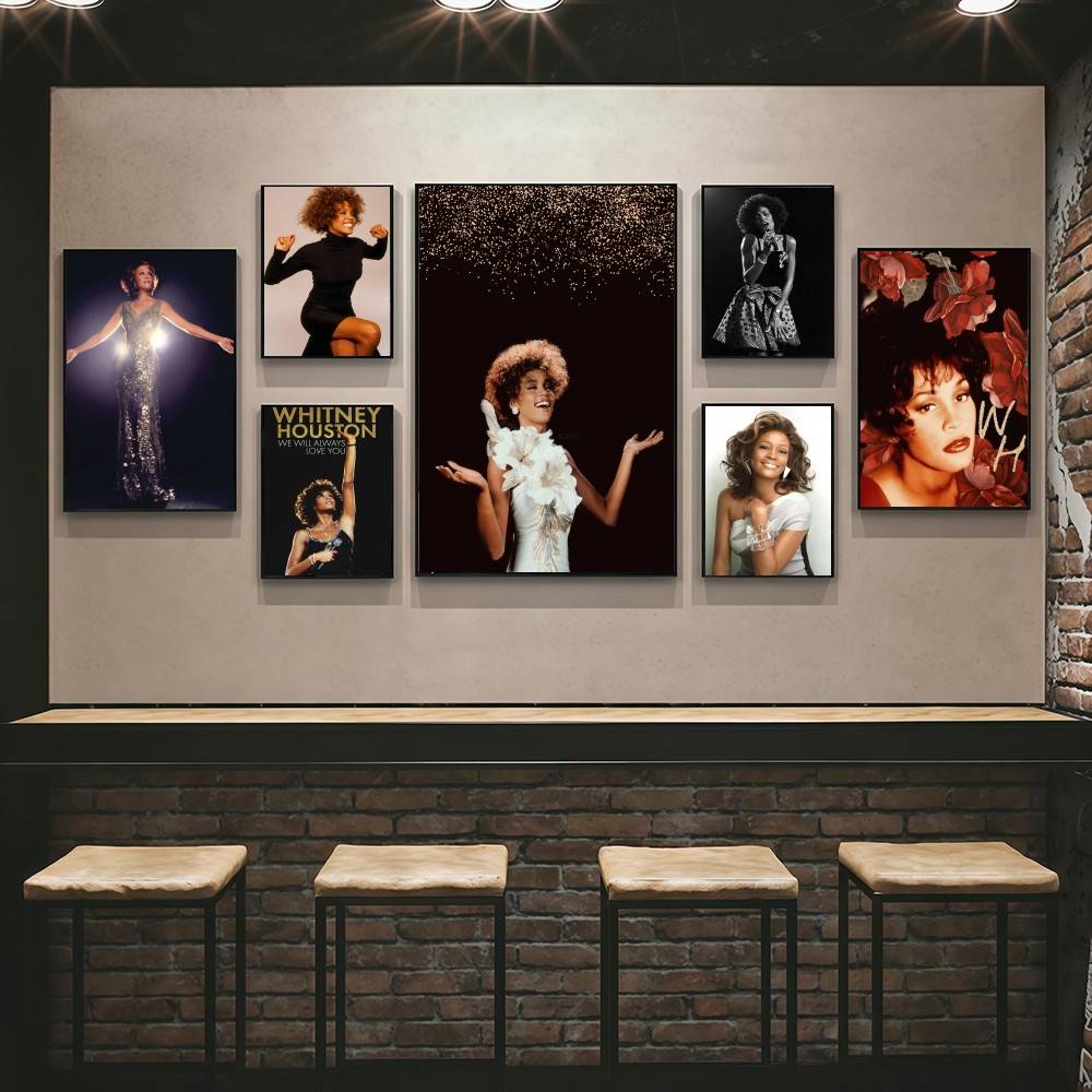 ホイットニー・ヒューストン シンガー ポスターステッカー H - Home Decor Houston のレビューと価格