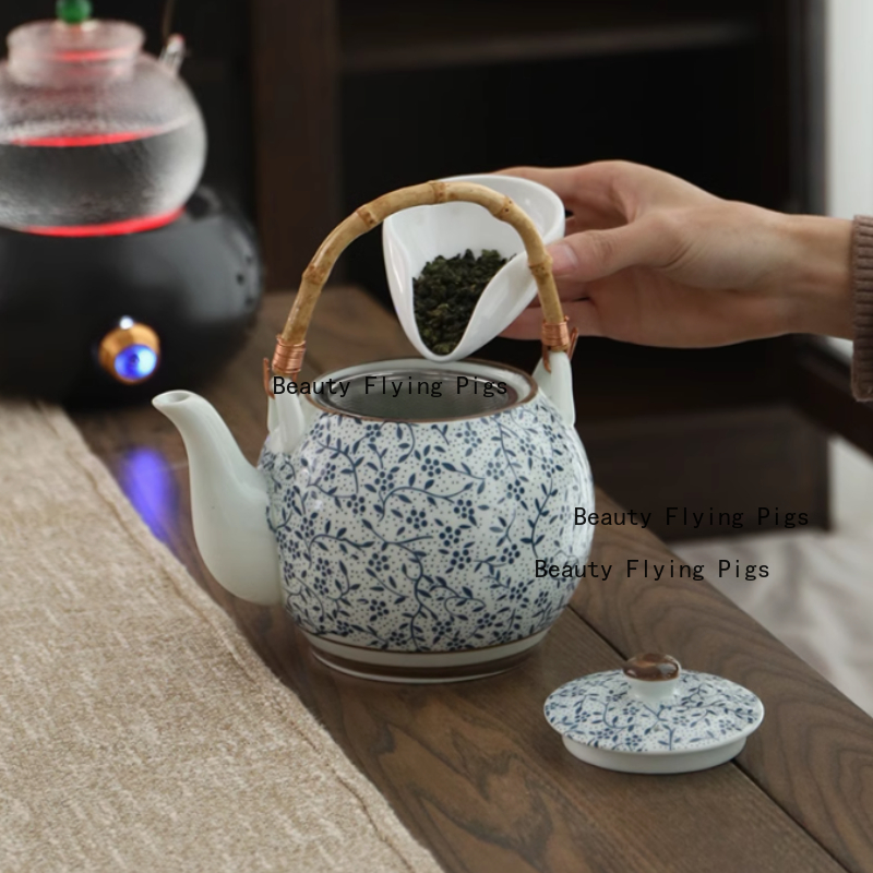 1100 ミリリットルセラミックティーポットセラミック和風テ - Home Decor Ikea のレビューと価格