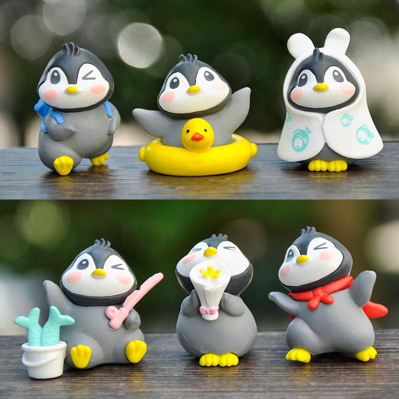 ペンギンの動物モデル,6個,かわいい,韓国語のモデル,創造的 - Home Decor Ikea のレビューと価格