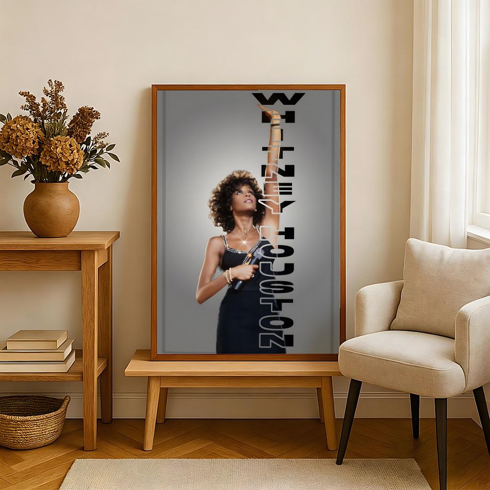 音楽 W-ウィティニー H-ヒューストン ポスター 粘着紙プ - Home Decor Houston のレビューと価格