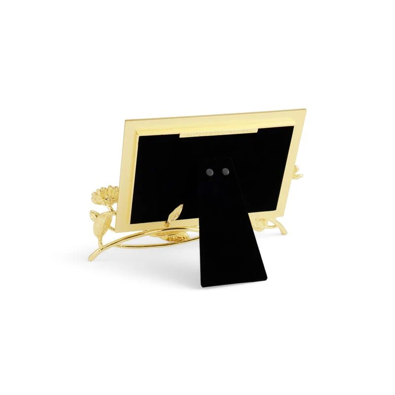 野生の花の絵画棚装飾フォトフレーム、家の装飾ギフト - Bamboo Photo Frame のレビューと価格