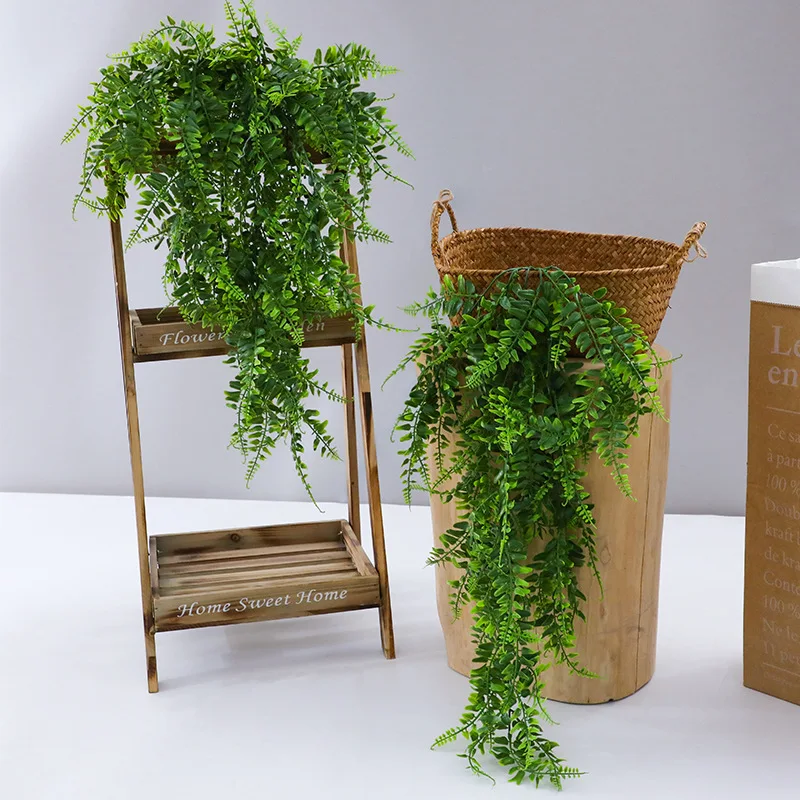90 センチメートル人工植物つる家の装飾ぶら下げプラスチック - Rattan Plant Basket のレビューと価格