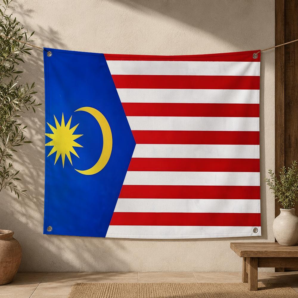 マレーシアの国旗 フラッグ 家庭用 広場・庭の装飾バナー - - Home Decor Malaysia のレビューと価格