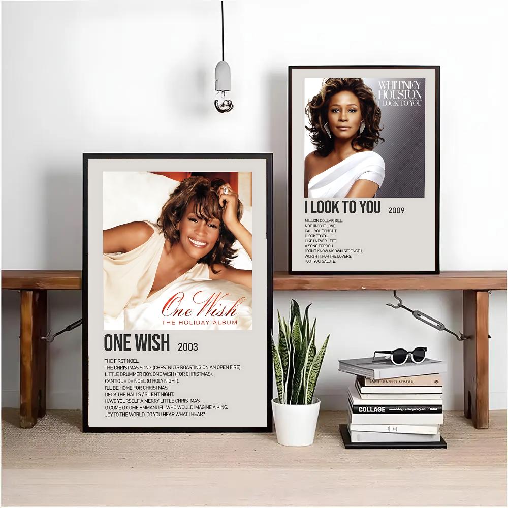W・ホイットニー・H・ヒューストン アルバムポスター HDプ - Home Decor Houston のレビューと価格