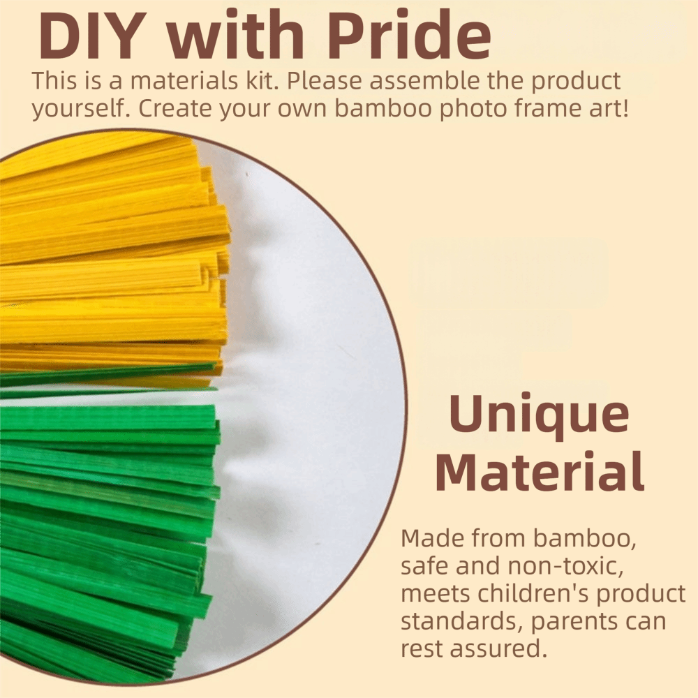 レトロ中秋節ギフト DIY 手作り中秋節竹絵画材料キットフォ - Bamboo Photo Frame のレビューと価格