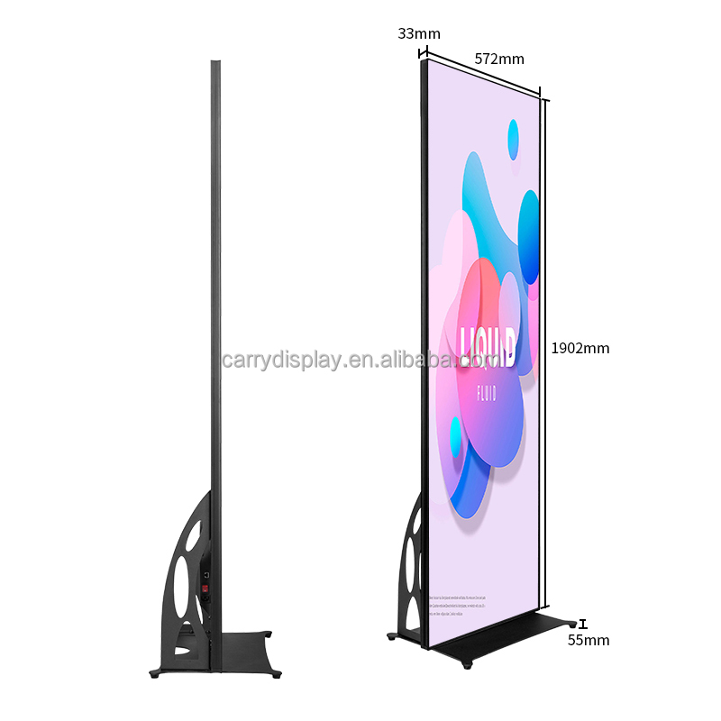 WiFi 4G制御 P2.5 屋内フロアスタンド型LEDミラ - Home Decor Mirror のレビューと価格