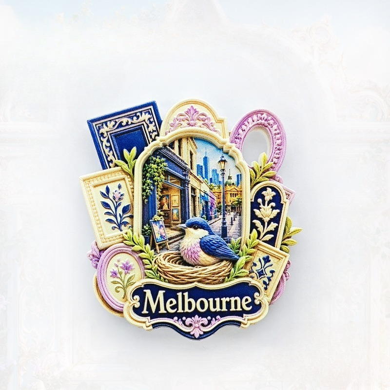メルボルン バードレーン 冷蔵庫用マグネット - 魅惑的な3 - Home Decor Melbourne のレビューと価格